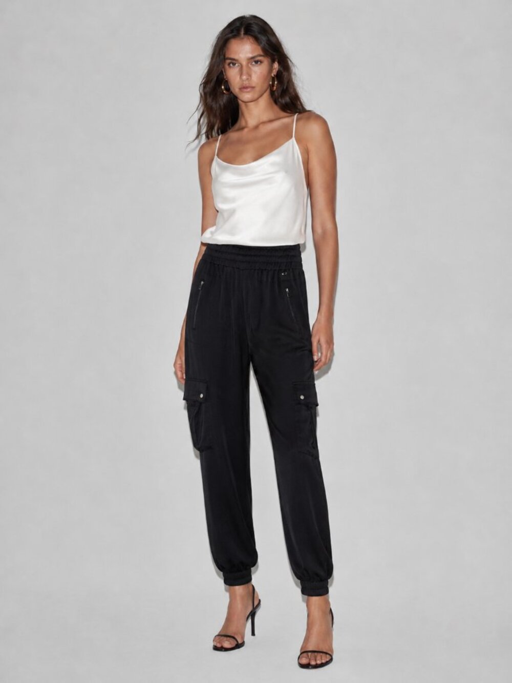 RUDSAK Black Cargo Jogger Pants